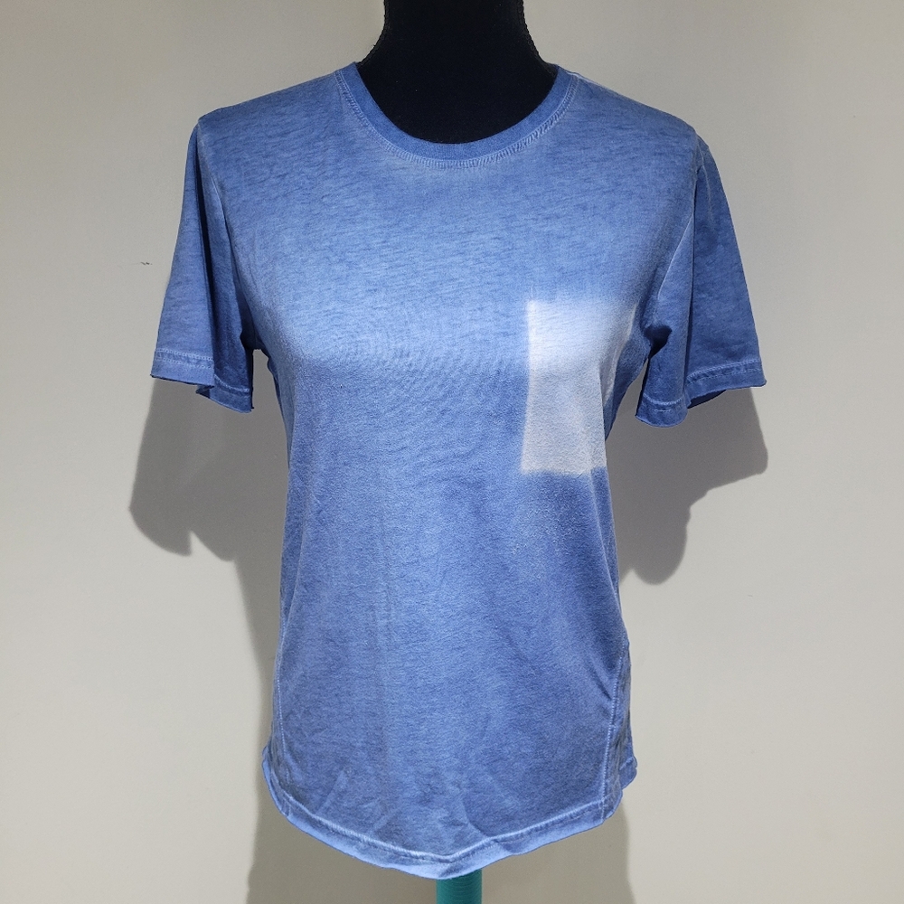 Dex Women's Cotton Faded Cool Things Awesome People T-Shirt Blue XL Casual NWT